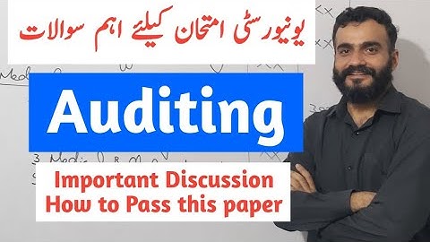 important questions of auditing | auditing important questions | b.com auditing | b.com