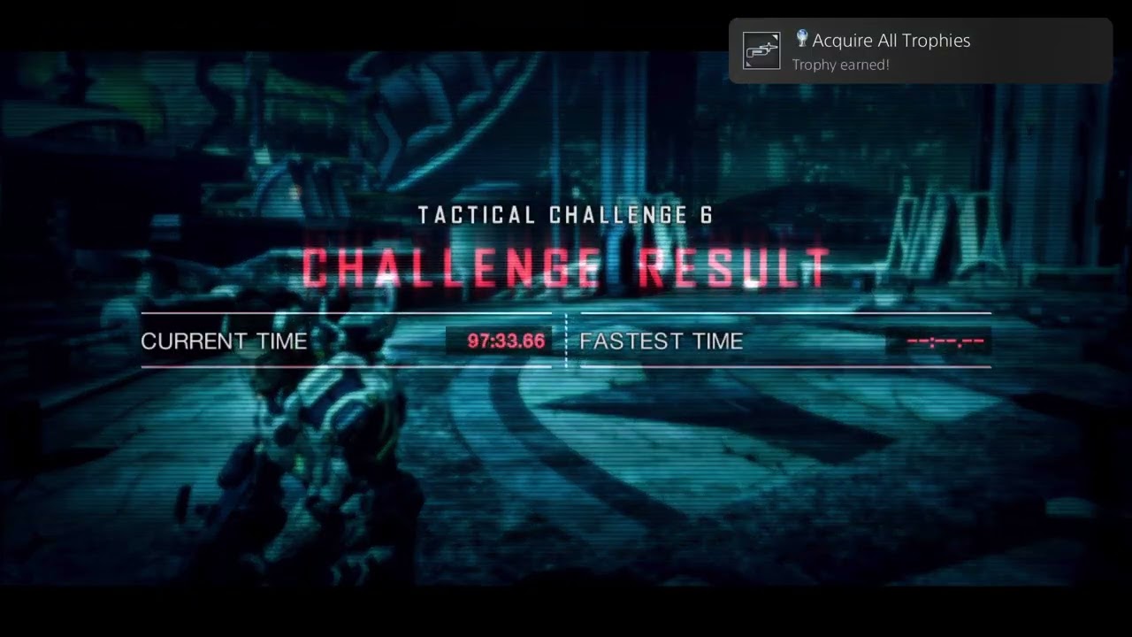 Vanquish platinum trophy