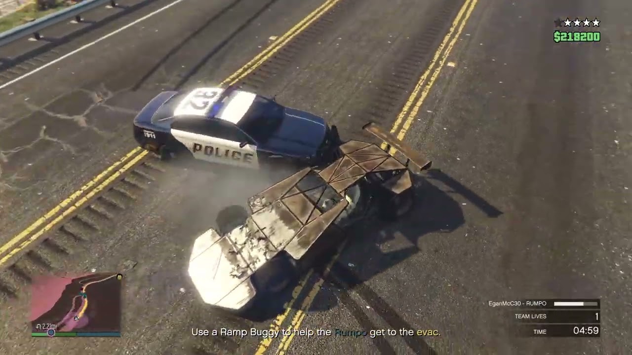 Ramp buggy mission GTA online