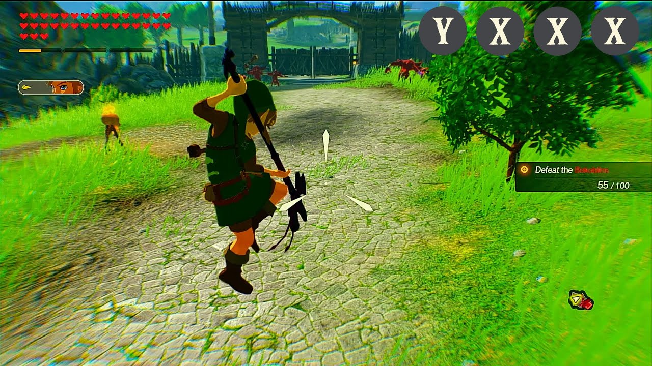 Link Spear Complete Moveset - Hyrule Warriors: Age of Calamity