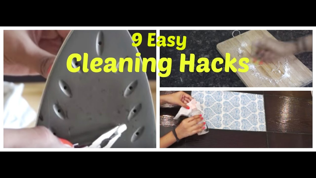 Daily Cleaning Hacks Home cleaning Organizopedia YouTube