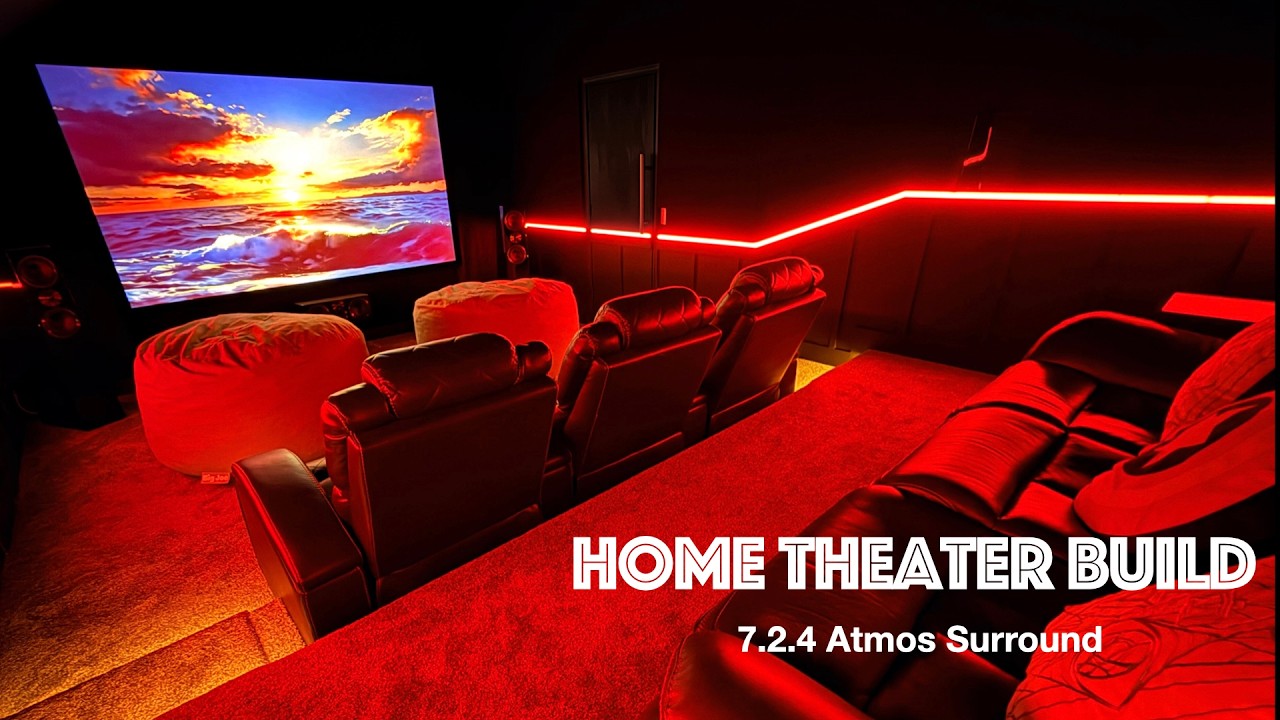 DIY Movie Room - Home Theater Build