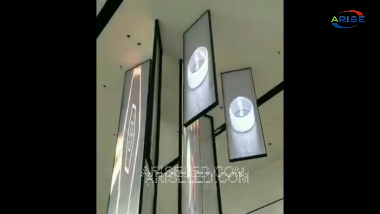 Transparent film selfadhesive glass led media display for building