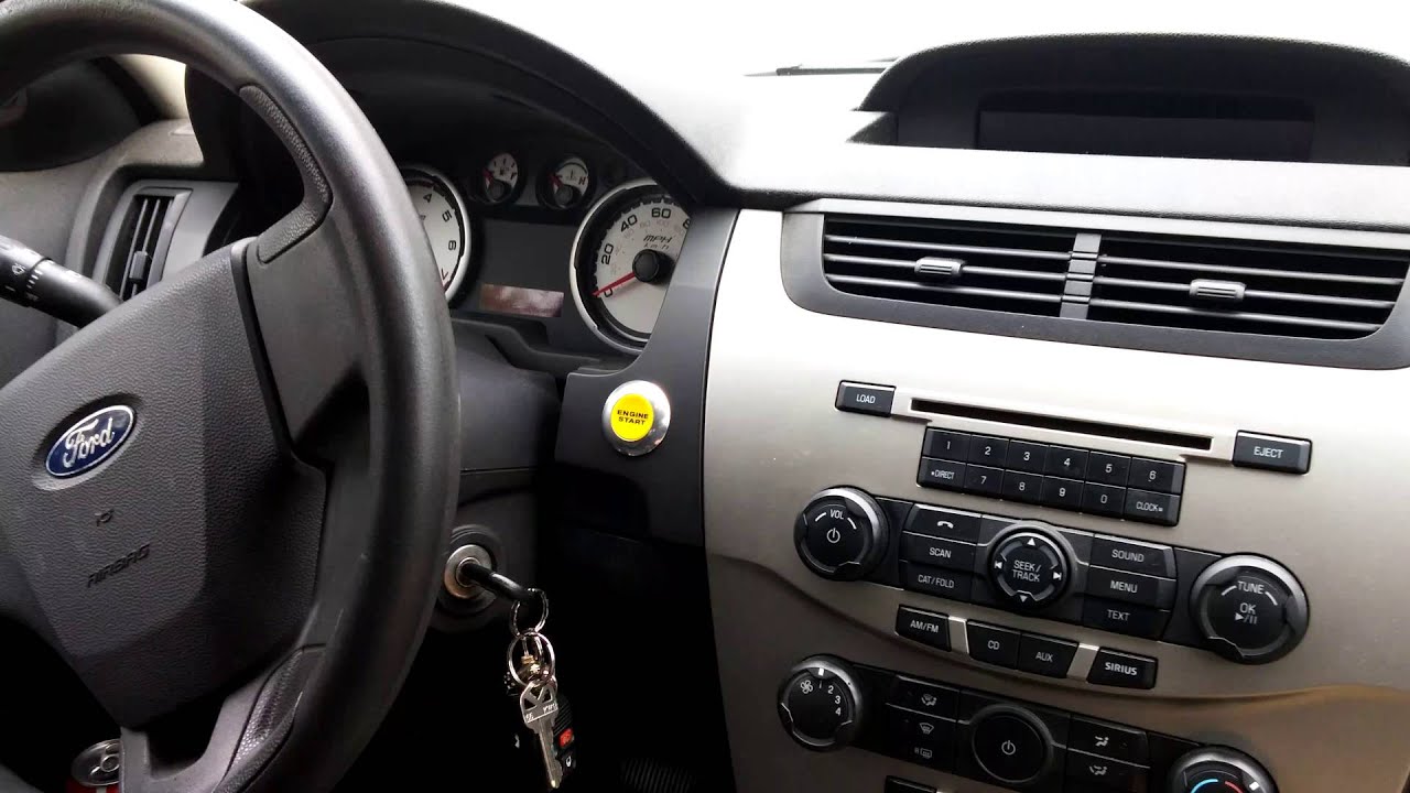 2008 Ford Focus Push Engine Start YouTube