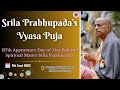 Srila prabhupada vyasa puja 2023  pudhuvai vrindavanam iskm pondicherry