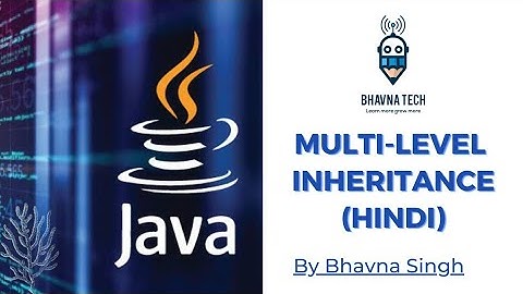 Multilevel Inheritance in Java (Hindi/Urdu)