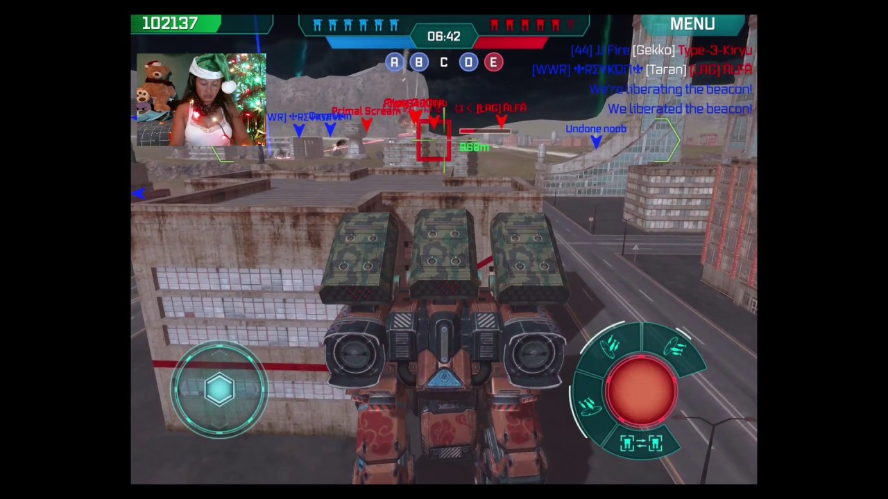 War Robots Test Server - Fury Paint Skins in Action