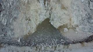 Mechanical rock scaling efforts on State Route 96, 16.5 miles west of Happy Camp (Siskiyou County)