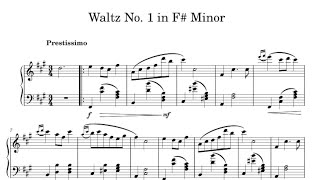 Waltz No. 1 in F# Minor