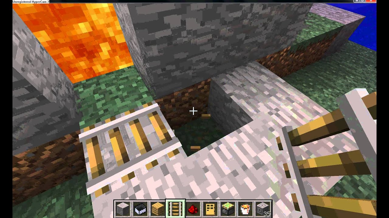 [TUTO]minecraft comment faire un passage secret simple et rapide - YouTube