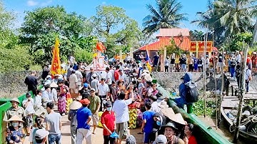 Diễu hành Lễ hội Tống Ôn tại Xóm Chài Cần Thơ 2023