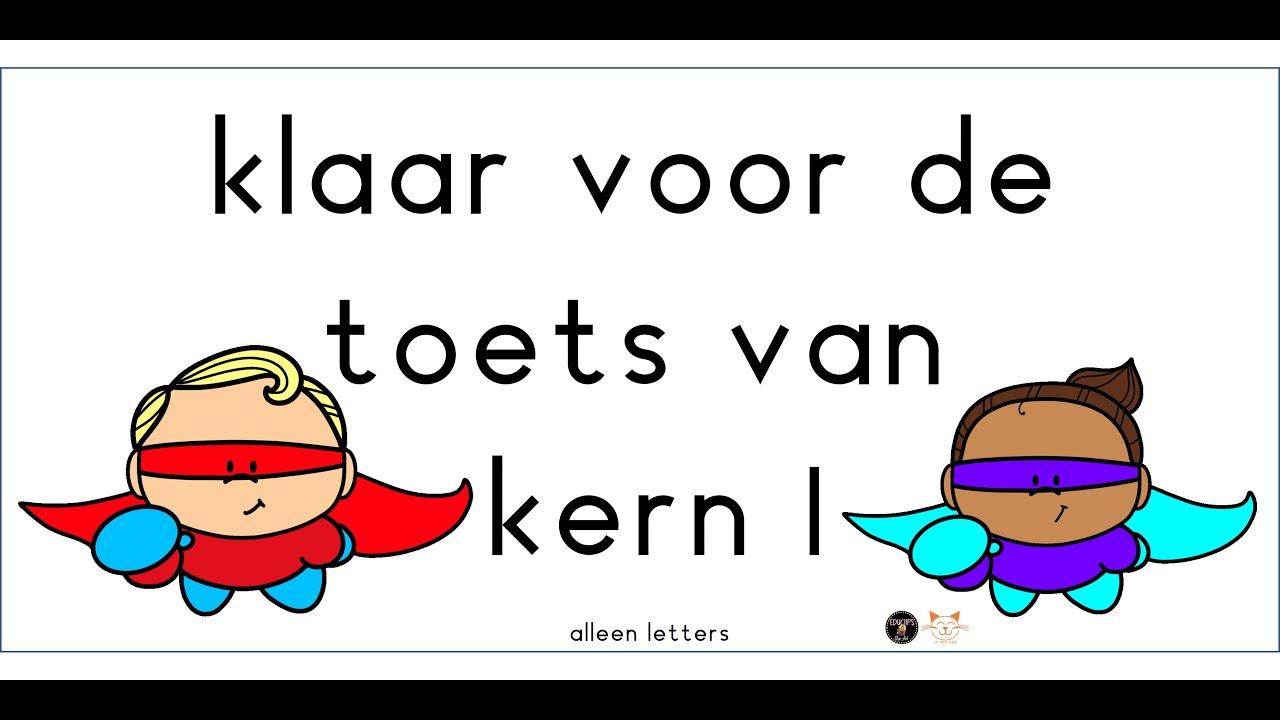 Klaar voor de toets van kern 1 - YouTube
