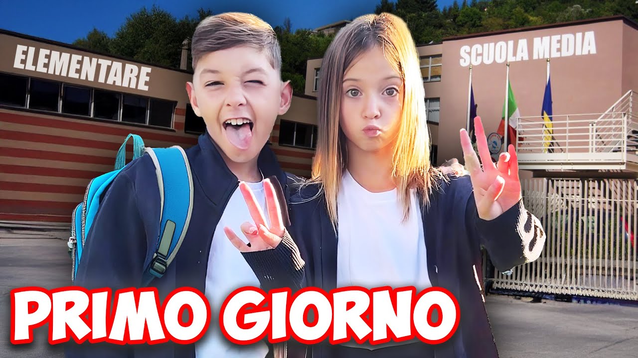 PRIMO GIORNO DI SCUOLA DI FIGLIACHIARA , LA PRIMA MEDIA!