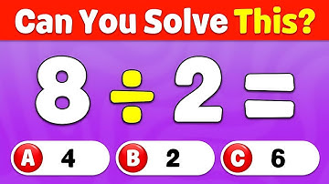 🤔 Can You Pass This Tricky Math Division Quiz? Take This 20-Question Challenge!