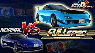 NORMAL vs FULLSPEC cars! Comparison (Initial D Zero Ver.1)