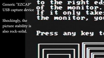 Capturing Composite CGA: Four USB capture devices compared