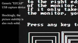 Capturing Composite CGA: Four USB capture devices compared