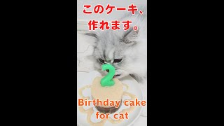 【予告】超カンタン★猫用ケーキの作り方【猫動画】