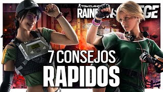 7 CONSEJOS RÁPIDOS para MEJORAR en RAINBOW SIX SIEGE | Caramelo