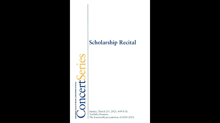 Scholarship Recital 2020-21