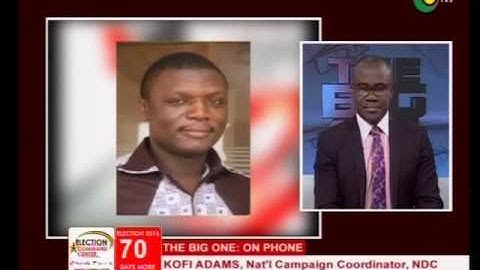 Kofi Adams reacts to NPP accusing NDC of vote buying - 27/9/2016