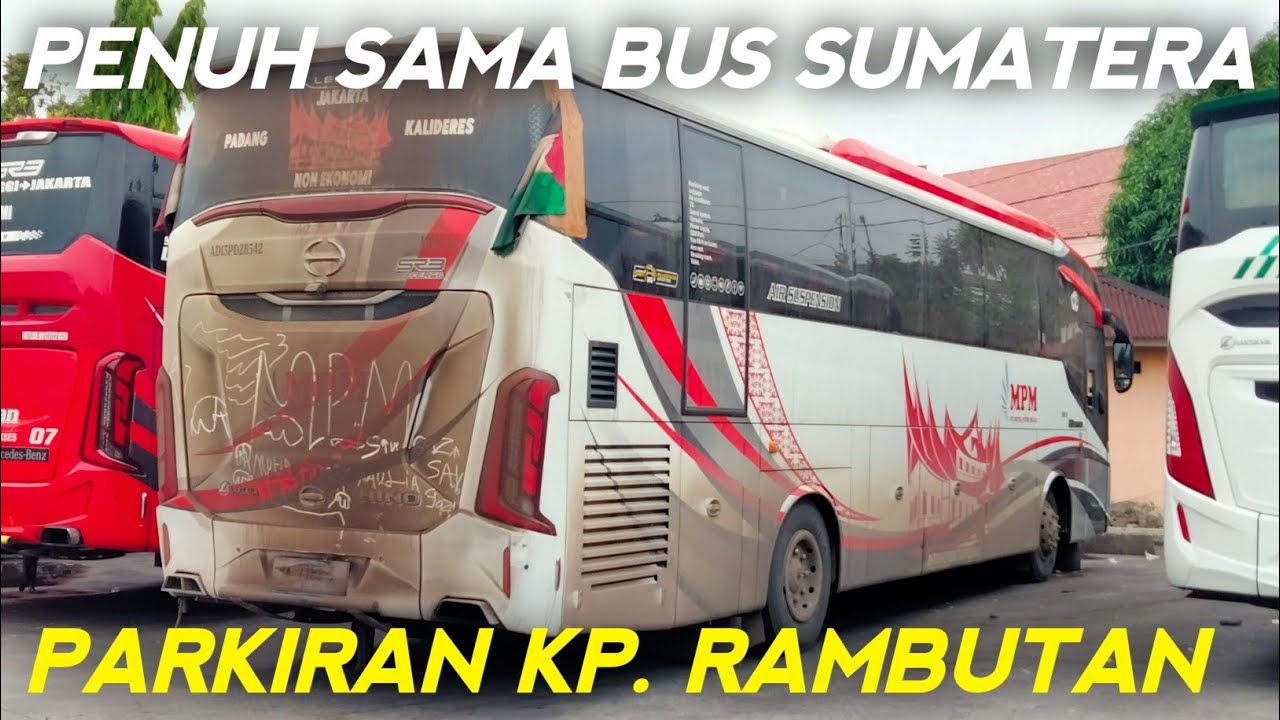 Kp Rambutan Suasana parkiran pool terminal kp.rambutan | bus sumatera mendominasi ...