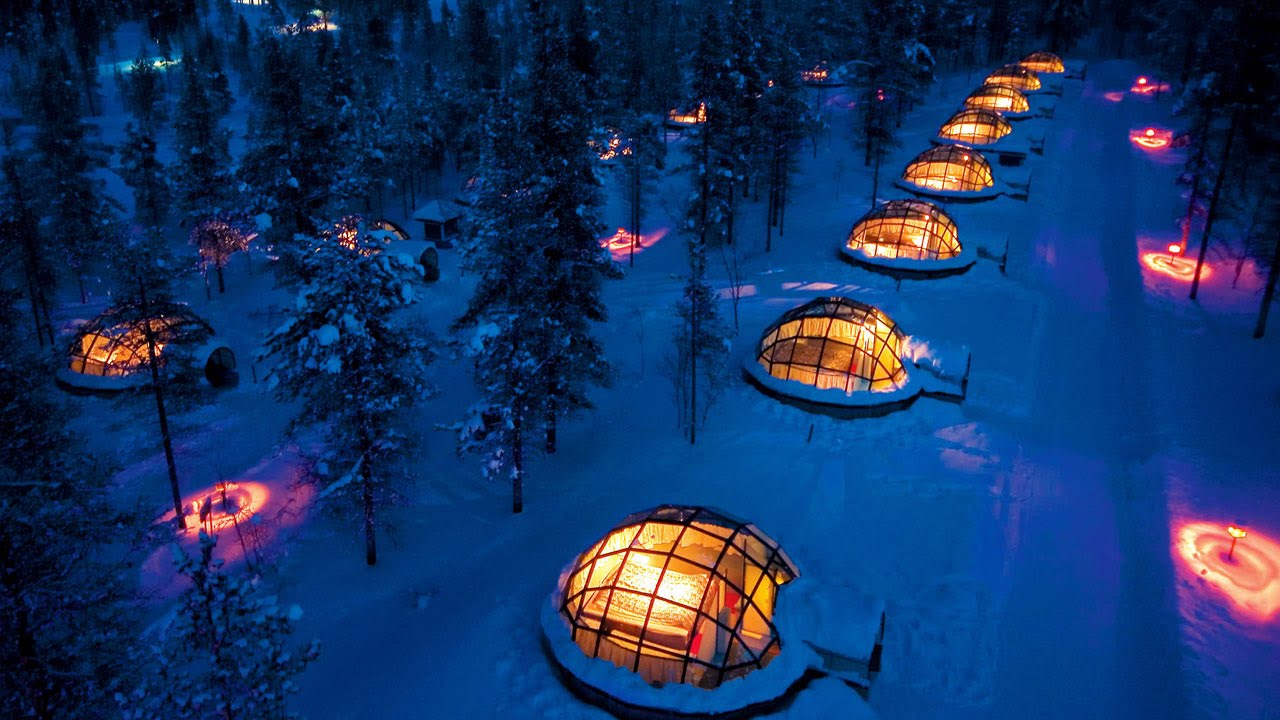 Renting a glass igloo in Finland to sleep under the northern lights ...