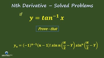 Nth Derivative Solved Examples In Hindi if y = tan inverse x prove that yn =  1^n! (n-1)!Mathematics