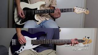Sum 41 - Out For Blood (Guitar Cover &amp; Bass Cover w/ Tabs)