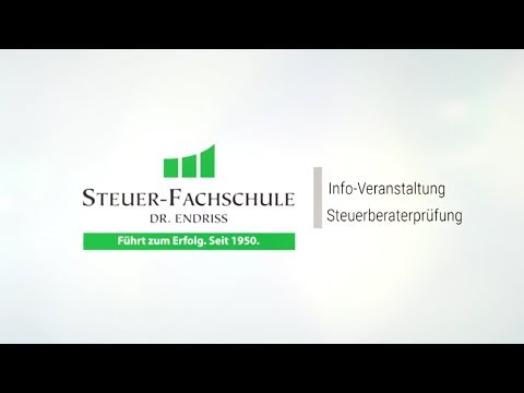 Informationsveranstaltung zum Steuerberater der Steuer-Fachschule Dr. Endriss