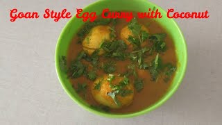 Goan Style Egg Curry with Coconut