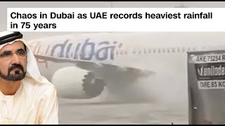 Chaos in Dubai as UAE records heaviest rainfall in 75 years