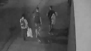 Three teens caught on CCTV helping homeless man in Poland