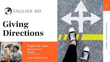 Giving Directions | Updated | Beginner English for ESL Teens & Adults (A1)