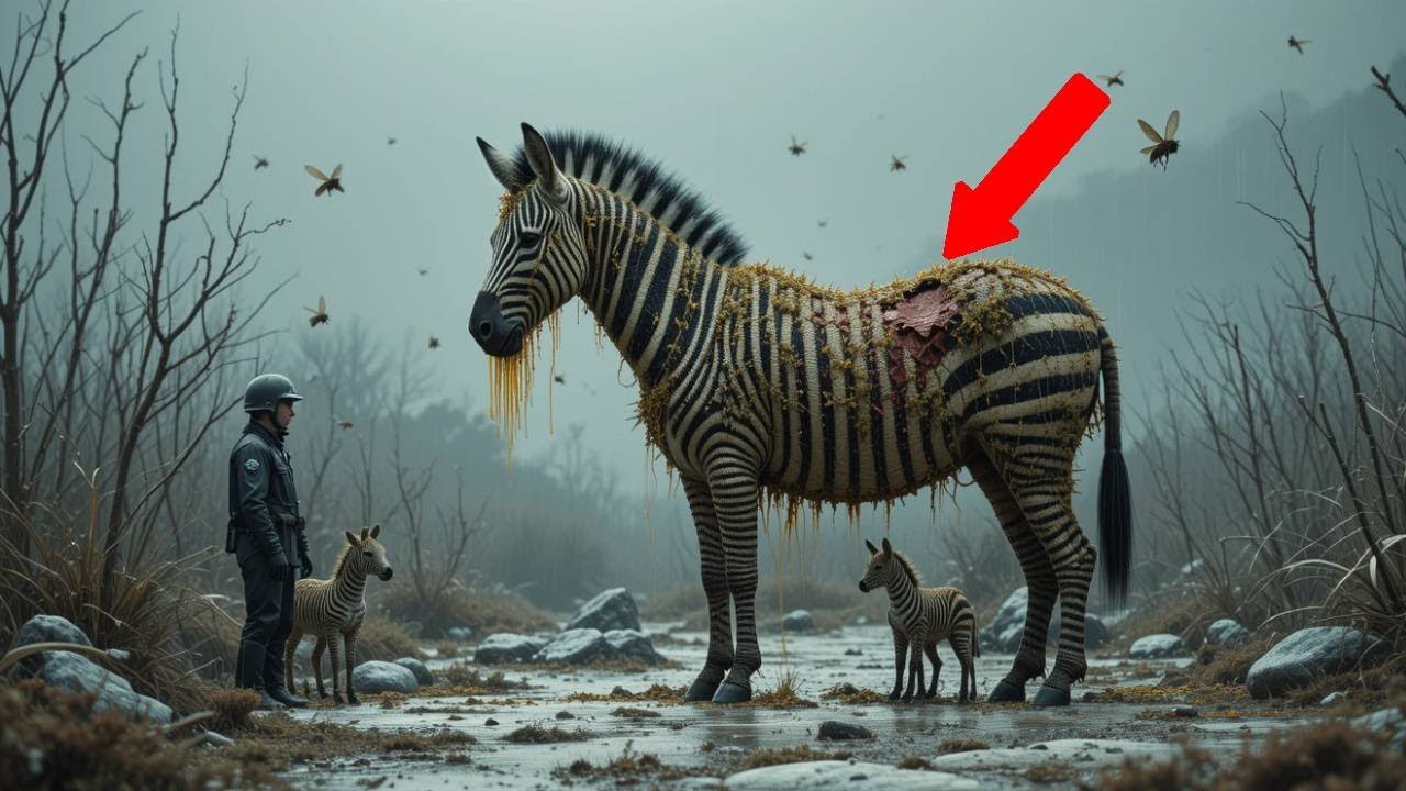 Zebra Injuries Zebra's Cub Seeks Help For Injured Mother From Rescue Team - YouTube