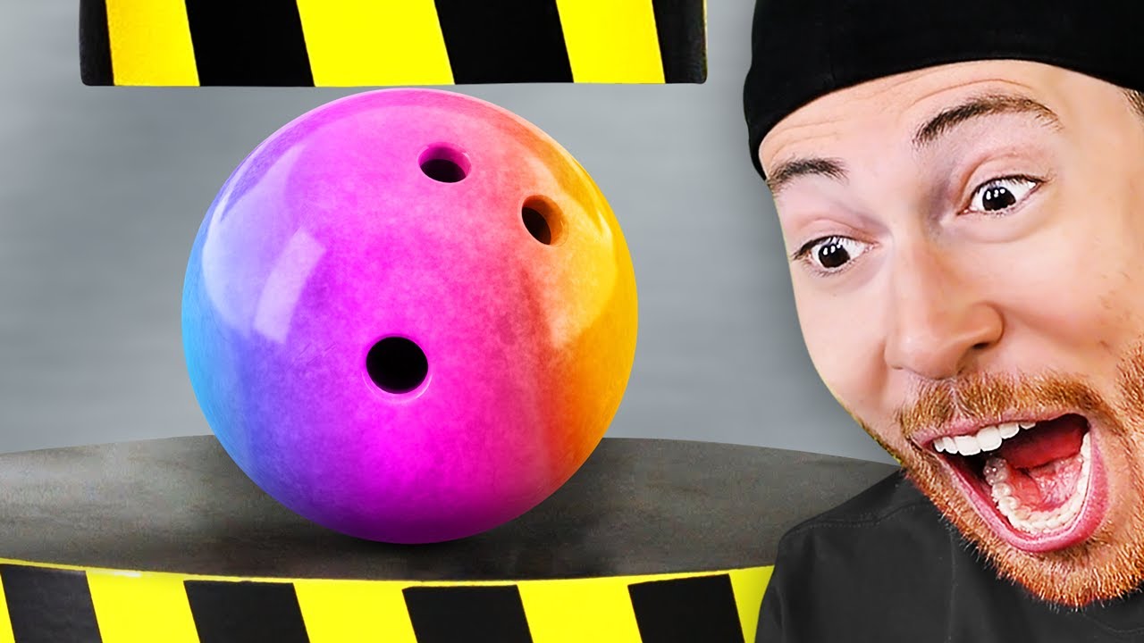 100 ITEMS vs 1 HYDRAULIC PRESS