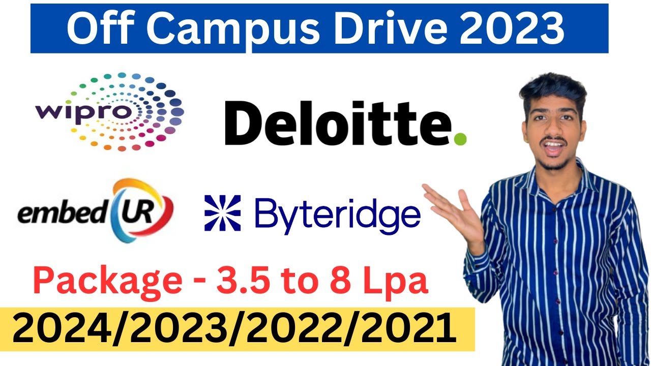 Wipro Recruitment 2023 | Deloitte Off Campus Drive 2023 | Wipro ...