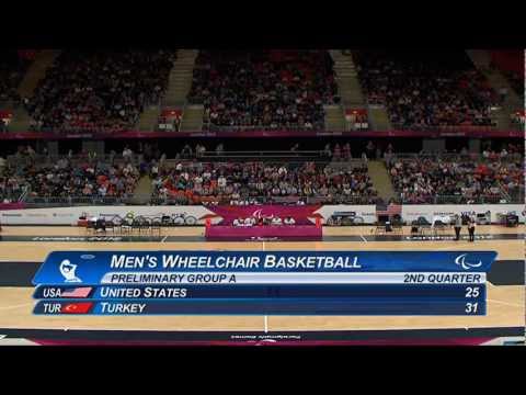 Wheelchair Basketball - USA versus TUR - London 2012 Paralympic Games