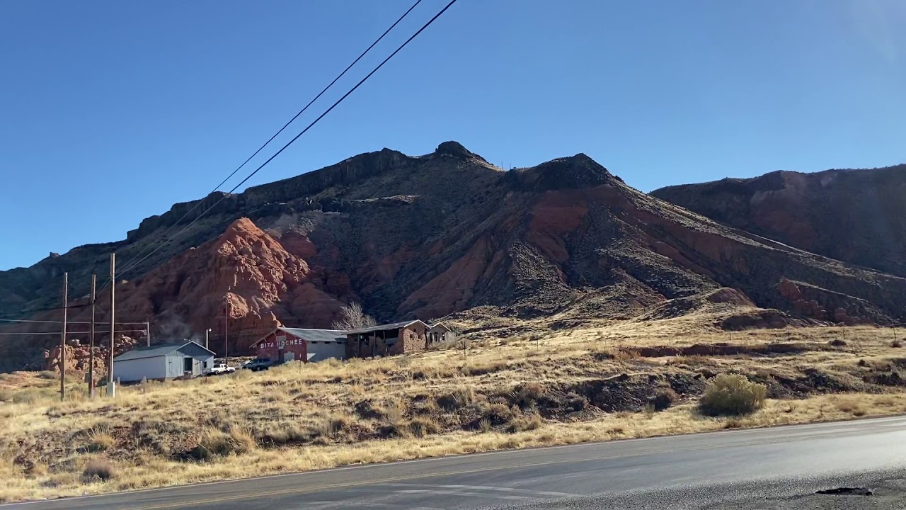 Navajo town of Bitahochee - Nearest gravel pit.