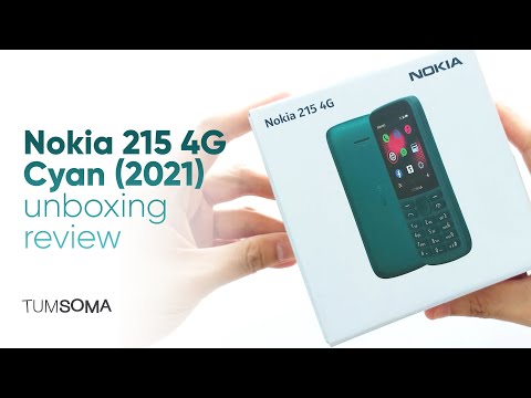 Nokia 215 4G Cyan - Unboxing Review