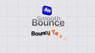 Smooth Bouncy Text Animation in After Effects (No Plugins)