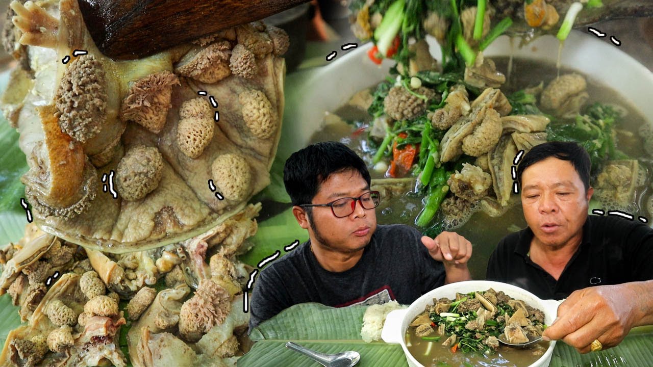 ทำอาหารในป่า จัดหนัก!! น้องวัวสดๆ ฮกวัวสดๆ เมนูโครตเด็ด!! l ครัวป่าไผ่ SAN CE