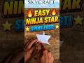 Easy Ninja Star Tutorial | Spins Fast & Looks Awesome! #shorts #origami #paper #diy #papercraft