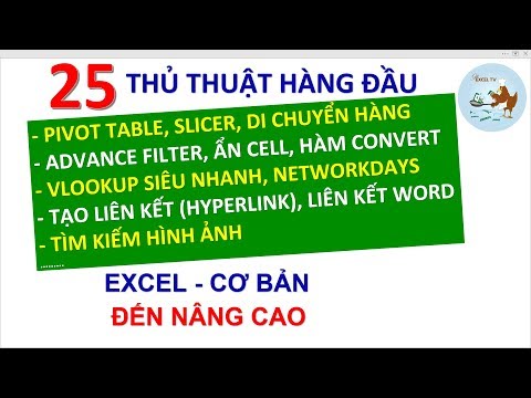 Thủ thuật Excel | 25 tuyệt chiêu trong excel cần phải biết (Part 2)