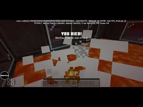 Minecraft's new death screen