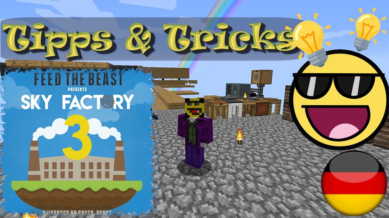 10 Tips & Tricks in Sky Factory 3 - leichter Start und schneller Fortschritt [German/Deutsch ...