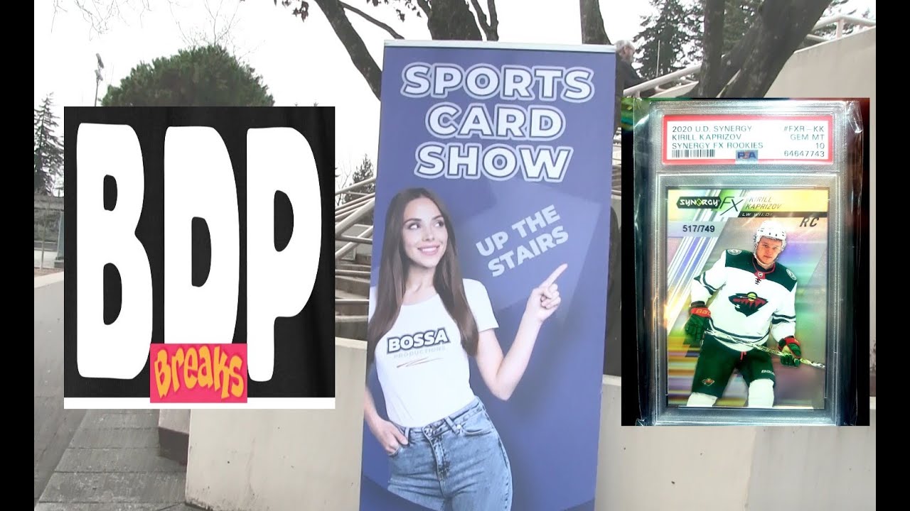 Vancouver Sports Card Convention Jan 2023 BDP Breaks Ripping