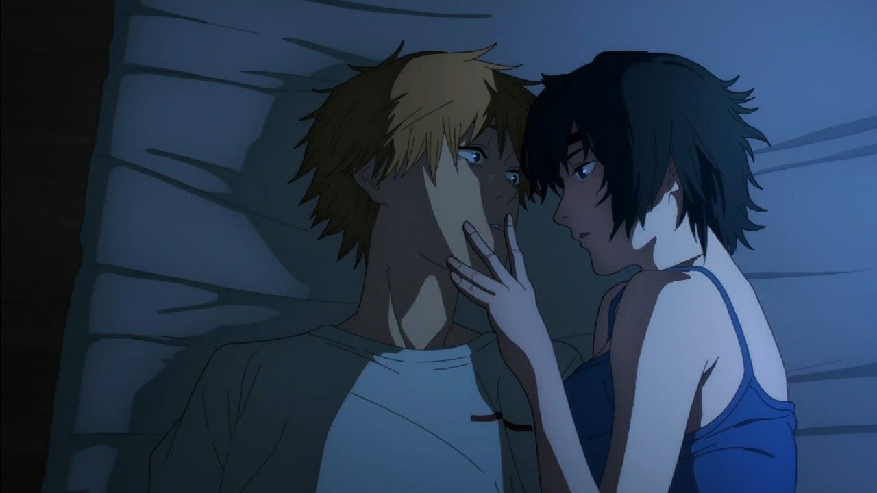 Himeno and Denji Bed Scene YouTube
