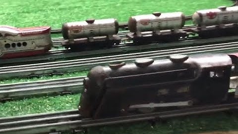 MARX COMMODORE VANDERBILT / 3 ARTICULATED MARX CARS / SIMPLE ADAPTER / FIRST TEST / WORKS