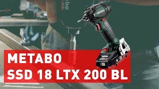 Новинка! Обзор и тест аккумуляторного гайковерта METABO SSD 18 LTX 200 BL